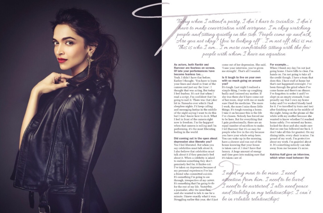 cinescans:  Deepika Padukone— Filmfare, January 2016 