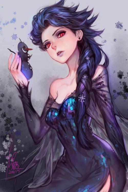 shadow-of-a-whisper:karkink:ymirmikanami:Dark Elsathis reminds me of the soot snow that always fell 