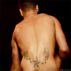 leprinceofsins:  Prince Roman strips nude for Andrew Christian (x) 