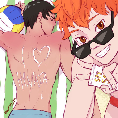 reallycorking: I got to do a guest spot in @sparkelingsparkles summer-themed Haikyuu art book, YOUTH