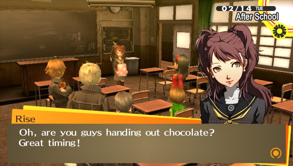 Persona 4 The Golden: Chie vs. Valentine&rsquo;s Day &frac14; A normal start