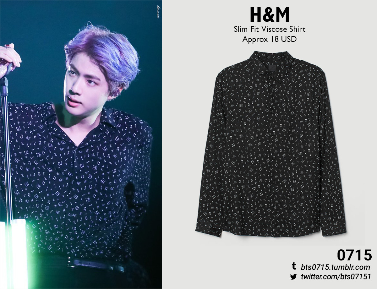 BTS FASHION/STYLE FINDER — 190623 | Jin : 5th Muster In Seoul H&M
