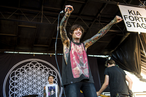 grinned:  Bring Me The Horizon. by sadiefederspiel on Flickr.