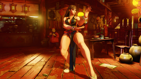 Damn these new costumesCammy looks gorgeous with the hair down.And the woman with the thick legs, holy shit. Sadly i don’t have a ps4 :/