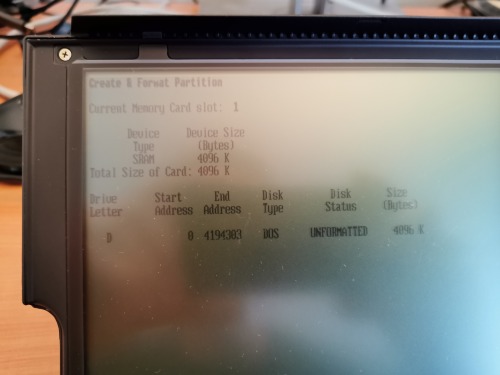 PCMCIA 1.0, SRAM and linear flash cardsAlthough mounting remote HDDs over a serial cable to my Olive