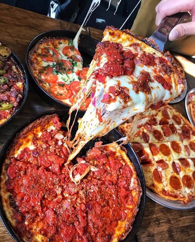 foodieapprovedeats:  Rance’s Chicago Pizza 🍕 📍Costa Mesa, CA 📍Long Beach,