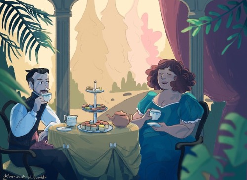 deboracabral:Vetinari and Lady Sybil meet once a week to drink tea and talk about Vimes.