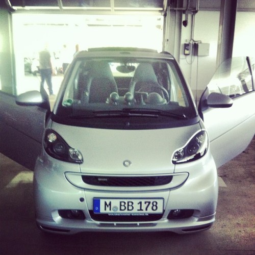 Hello my new baby! #firstcar #smart #brabus #bachmeierbraun17.8.2012 #love u