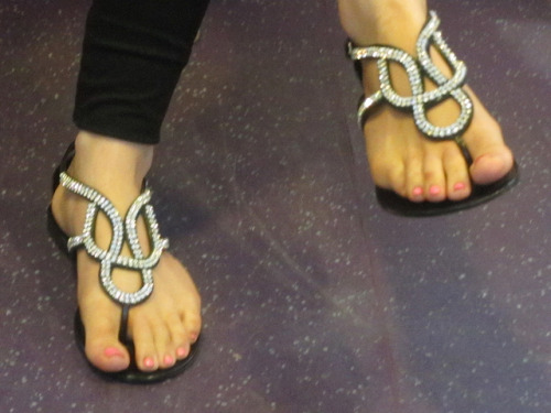 Classy sandals and feet.