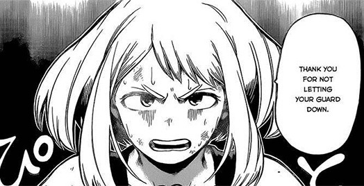 toudorokishouto:  Listen here, I love the Uraraka x Bakugou relationship dynamic in the SPorts Festival arc. Not necessarily romantic or anything. I just really like their fight. Er yeah, Bakugou being the little potty-mouth jerk that he is, yeah he talks