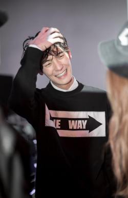 chomino:  Cho Minho @ Seoul Fashion Week S/S 15 for RE.D cr: hyung jin 