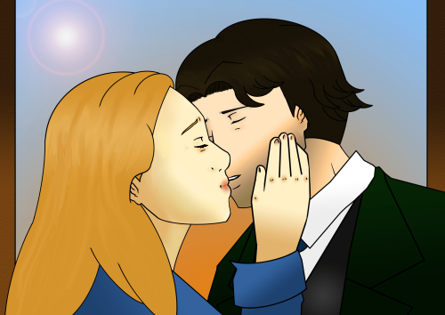 human-nxture:cookiepianos:“Goodbye, Doctor.”Based on @silverfoxstole​‘s amazing Eight/Grace fic ‘Hel