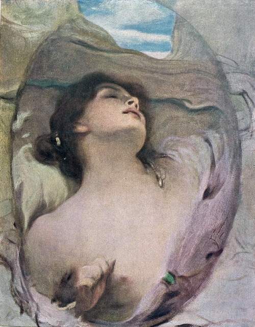 Porn Pics Leda, Franz Zmurko, Jugend magazine, 1910.