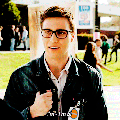 I’m - I’m bi.I’m not gay or lesbian, and not half gay and half straight - I&r