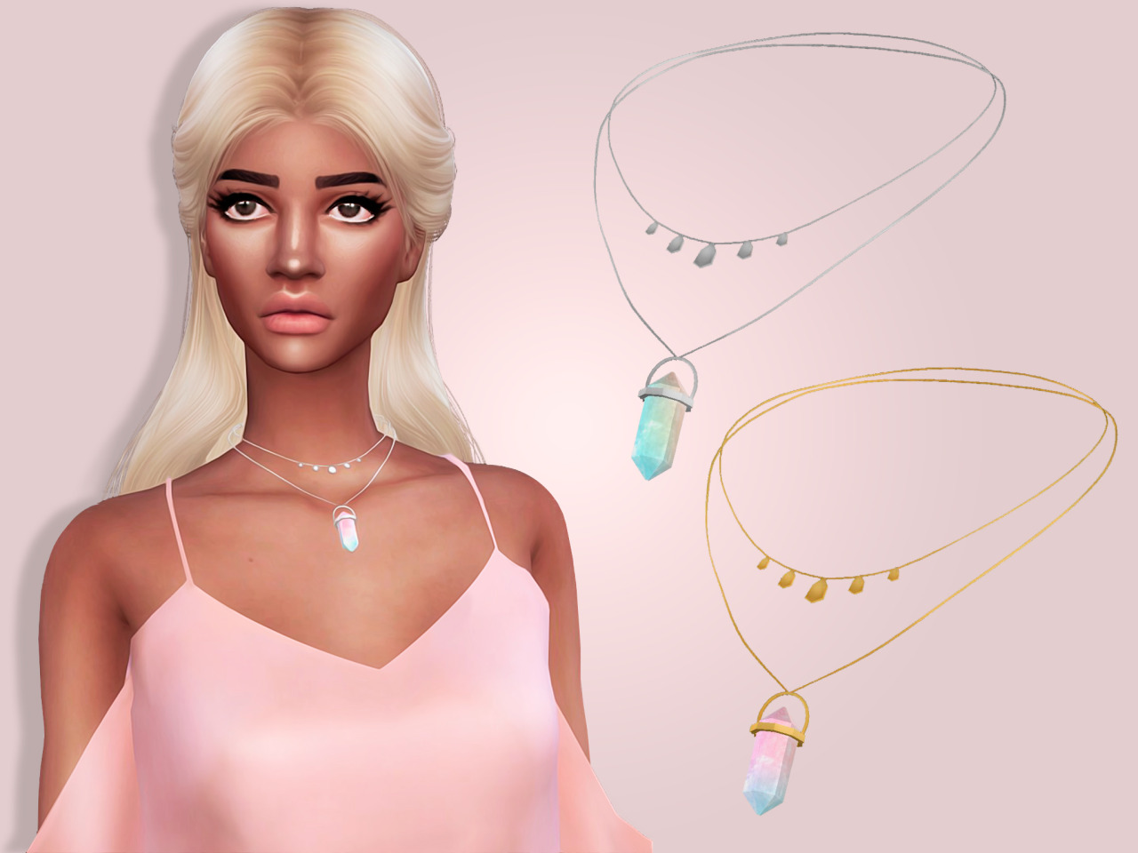 MariaMaria Necklace with Crystal
• New mesh by me
• 8 Colors
• All LODs
• Read my TOU
Download
How to download