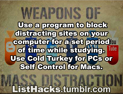 listhacks:  A+ Studying Life Hacks - If you like this list follow ListHacks for more  