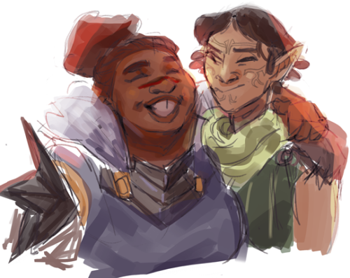 kandros:hawke still sometimes forgets that merrill is her gf adn gets. surprised. very easily