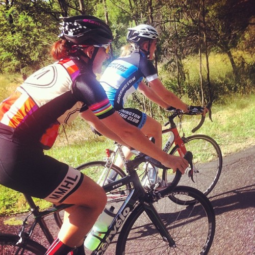 pedalitout: The weather is here! Wish you where beautiful ☀️ #tob14 #bright #girlsride #bliss #alpin