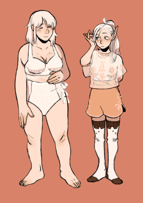 I drew Farcille in fancy underwear, and it’s baaarely a nopple visible so i think it’s s