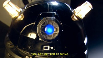 whatisyourlefteyebrowdoingdavid:  thefingerfuckingfemalefury:  larissafae:  carryonmywaywardstirrup:  endmerit:  Remember that time Daleks and Cybermen had sass-off?  THIS IS LITERALLY MY FAVE SCENE FROM DOCTOR WHO EVER I AM NOT EVEN JOKING I AM SO GLAD