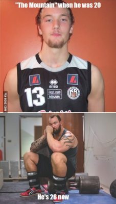 hugemusclegeek:  Hafþór Júlíus Björnsson transformation