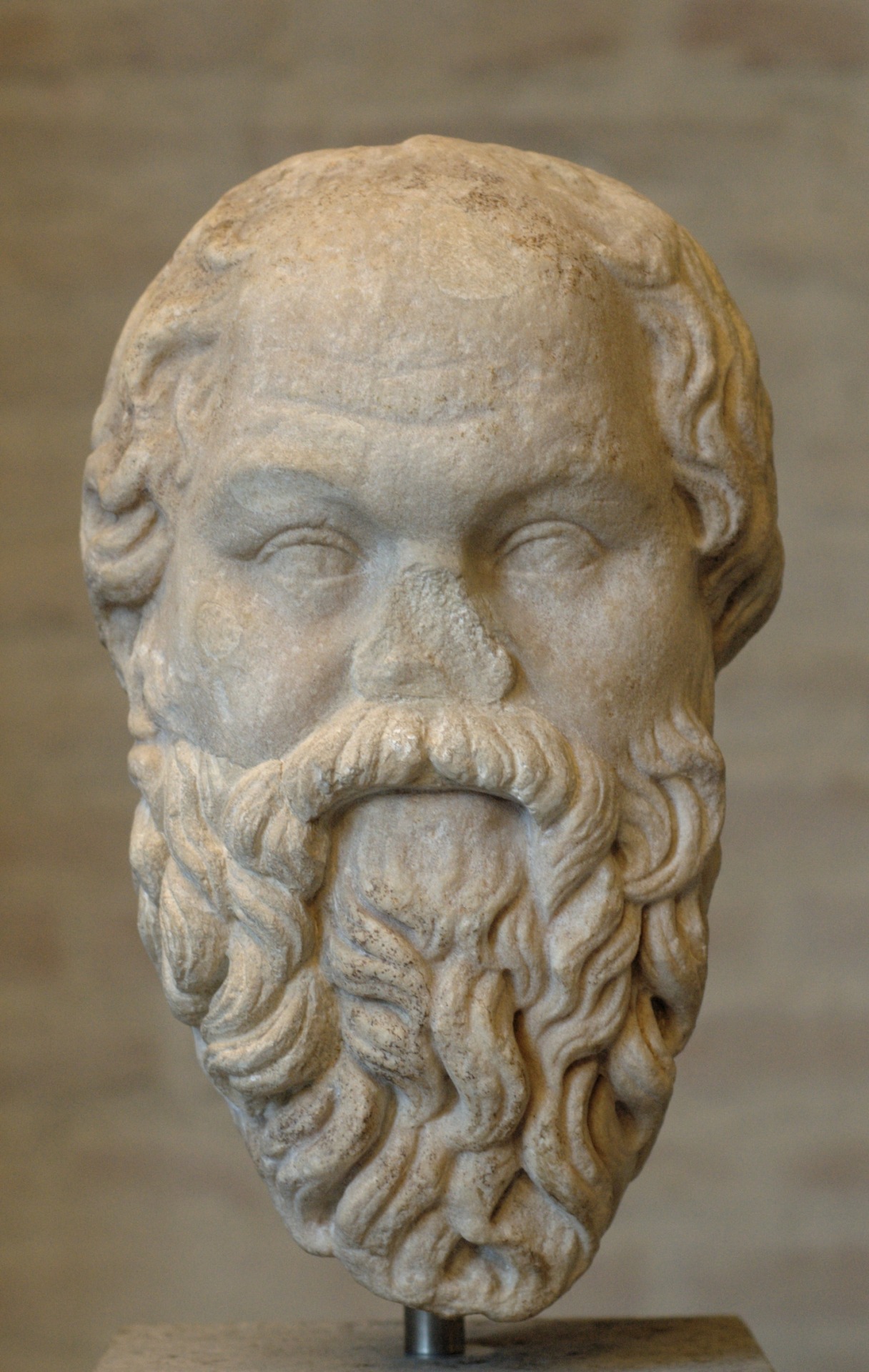 ancientart:  Greek philosopher Socrates (ca. 470–399 BC): a bust of him, and