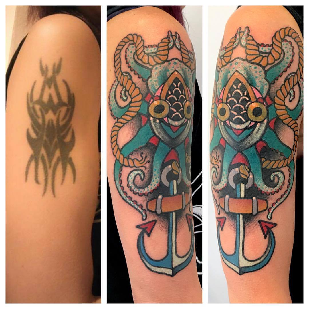 American Traditional Octopus Tattoos Explained