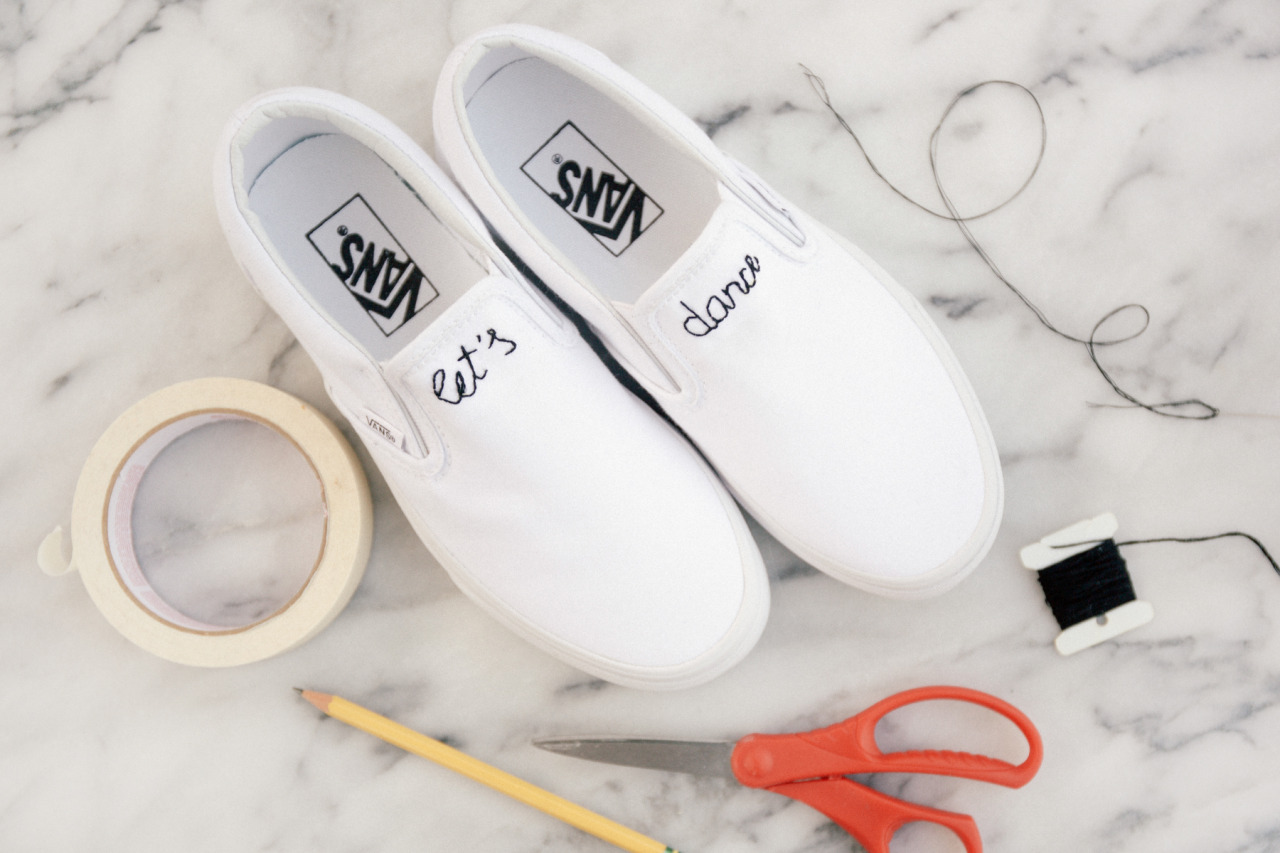 custom vans embroidered