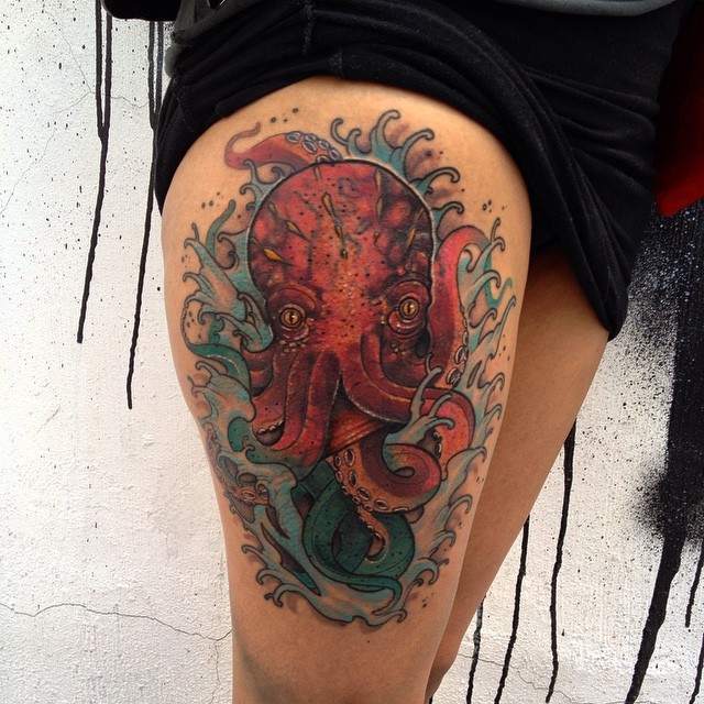 1337tattoos:Made by John Mendoza, in Guadalajara, Mexico. submitted by http://sickxsadxworldx.tumblr.com