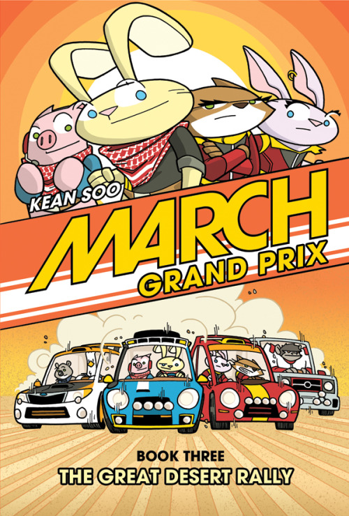 keaner:
“Here it is. My new comic series: MARCH GRAND PRIX. Coming in August 2015.
A young rabbit attempts to become the greatest racing driver in the world, with the help of his family and friends. It’s Hello Kitty meets the Fast and The Furious....