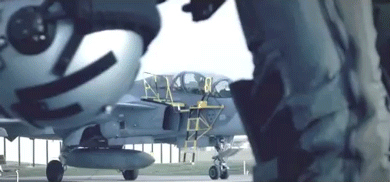 theworldairforce:Saab GripenESTL Countermeasures Self-Protection Pod