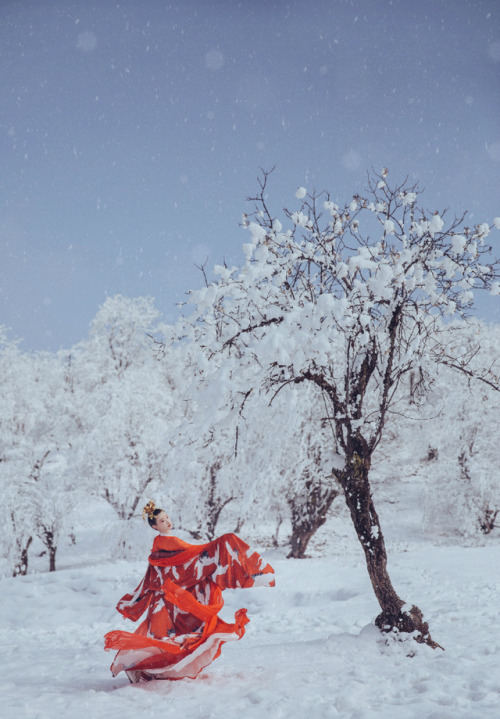 hanfugallery:Traditional Chinese hanfu by 小艾野