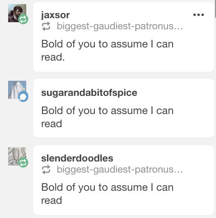 biggest-gaudiest-patronuses: biggest-gaudiest-patronuses: tumblr pro tip: before