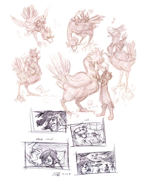 humblegoatart: disk 2 starts out so emotional and then immediately dissolves into chocobo breeding (