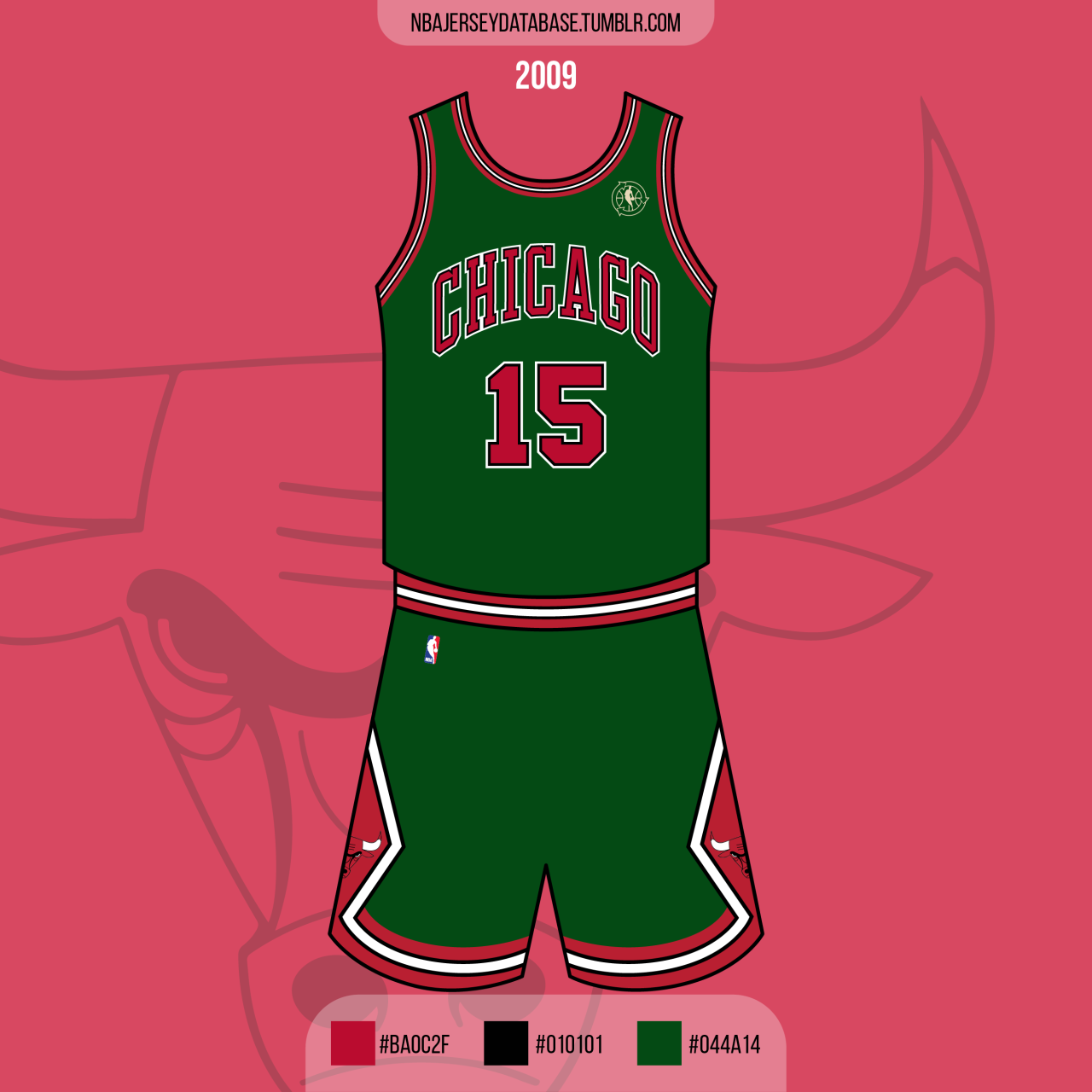Chicago Bulls NBA Jersey – Polynesian Army Green – Anehana