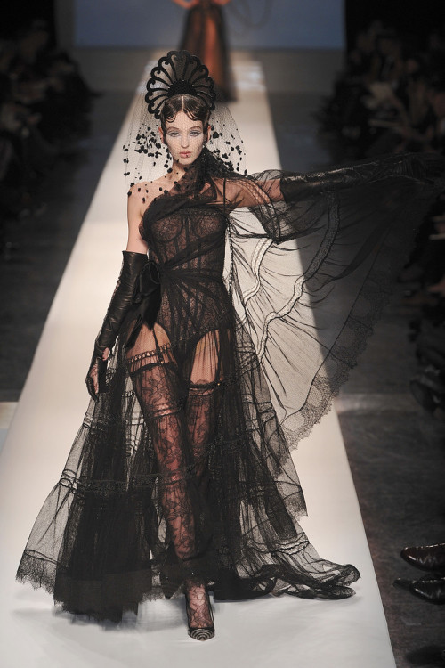 modelmofos:  Georgina Stojilkovic @ Jean Paul Gaultier Haute Couture S/S 2009, Paris 