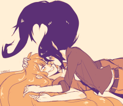 alicemercury:  Bubbline. smooches by *Kunaike