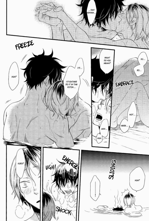 yaoimakesmyworldgoround:  Tonight, Tonight by SekimoriPairing: Kuroo x Kenma 
