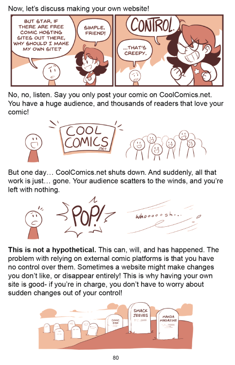 thestarfishface:My new book How to Webcomic is now available! HtW is the culmination of everything I