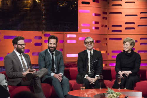 【HQ】April 28, 2016 - London, UK - Martin Freeman during filming of The Graham Norton Show, at The Lo