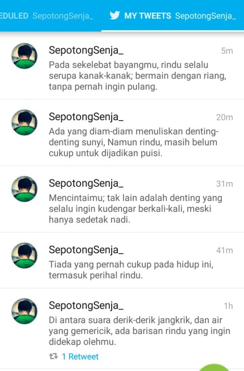 satukatasaturasa:
“Hanya tulisan rindu.
”