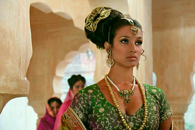 Indira Varma in Kama Sutra: A Tale of Love (dir. Mira Nair - 1996).