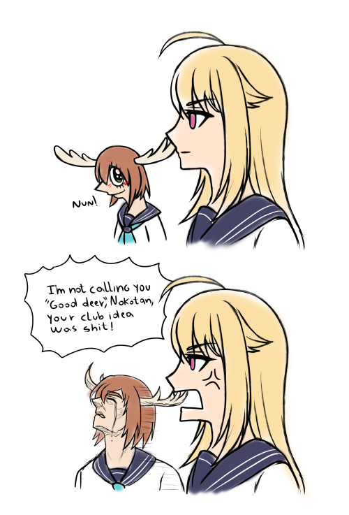 The Good Boy Meme But Shikanoko.