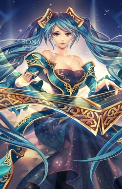 theriotleague:  Sona - League of Legends