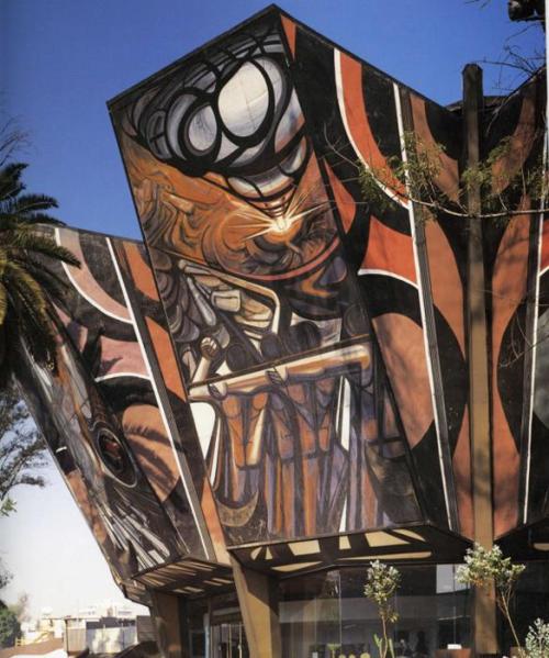 artist-siqueiros: Cultural Polyforum, 1971, David Alfaro SiqueirosMedium: pyroxylin