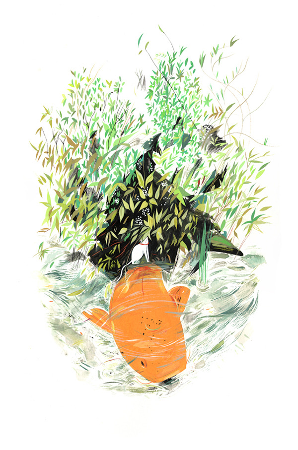 darksilenceinsuburbia:  Jon Lau 2015 Calendar Series Mei Mei   Po 10 out of 12* nature-themed