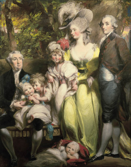 The Family of Sir John Taylor by Daniel Gardner,1785