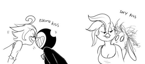 eliana55226838:  devilsroost:Lots of different kissin’ types out there.Kathlene - @bonnie-bombayRosie- @yaoitrashqueenBailey-  @ori-and-the-ink-machineSam - @thereisinkinmylungs   @empoweredinnocence 