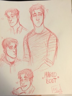 aloeviera:  Doodled a few Marcos cuz I was