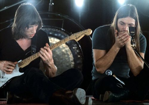 more-relics: Pink Floyd  filming Live at Pompeii. Paris France, dec.1971  © Araldo Di Crollalanza.